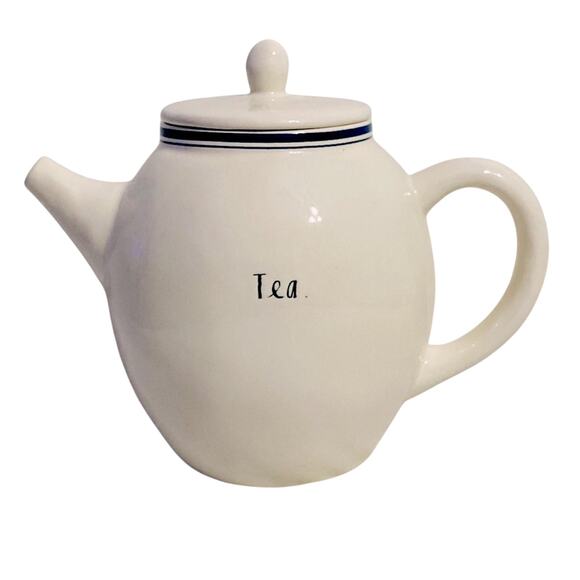 Rae Dunn Other - Rae Dunn By Magenta Artisan Blue Line Collection Teapot